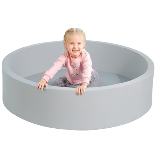 TRENDBOX Soft Foam Ball Pit (Light Gray)