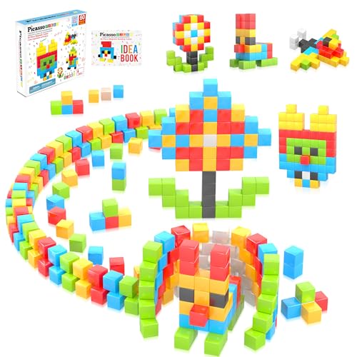 PicassoTiles 60pc Puzzle Cube