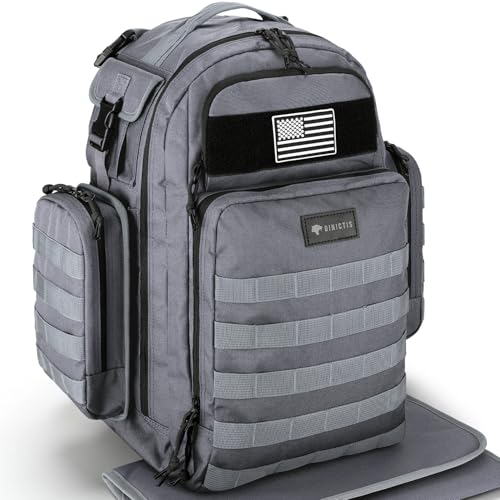 Dinictis Dad Diaper Bag (Dark Grey)
