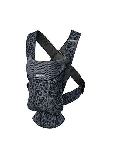 BabyBjorn Baby Carrier Mini, 3D mesh, Anthracite/Leopard