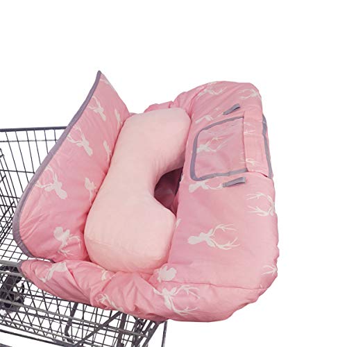 Shopping Cart Covers for Baby Girl (Pink Deer)