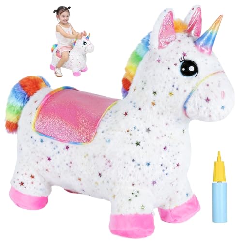 INPANY Unicorn Bouncy Horse