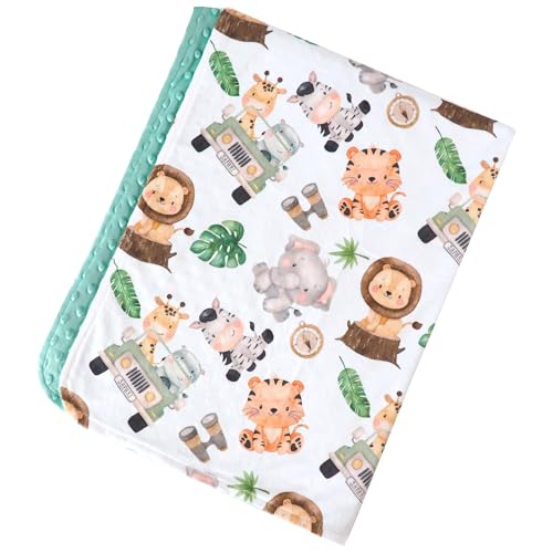 Honey Lemonade Minky Dot Blanket