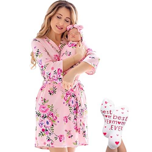 ECO BABY Mommy & Me Robe and Swaddle Set