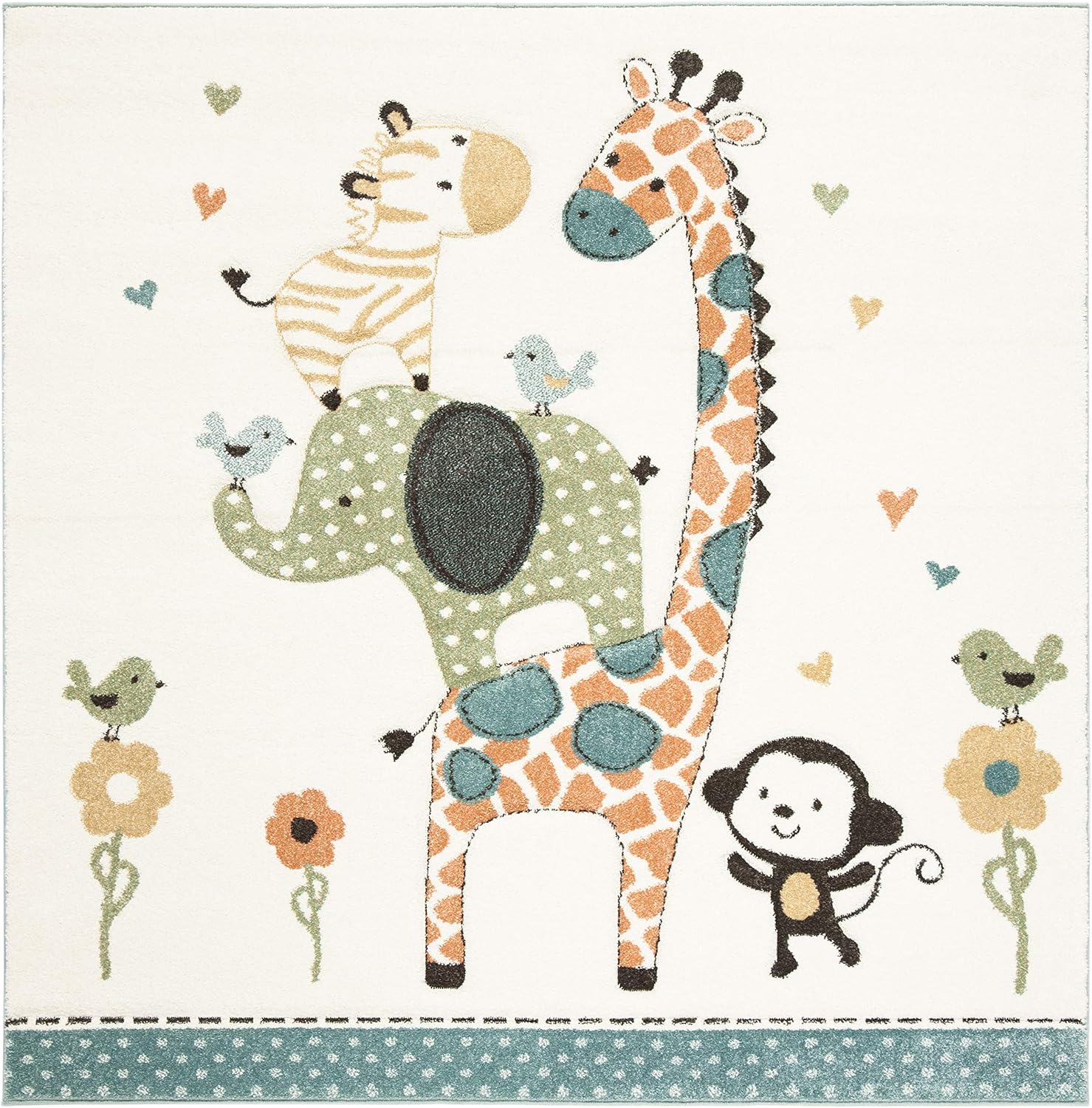 SAFAVIEH Carousel Area Rug 8' Sq