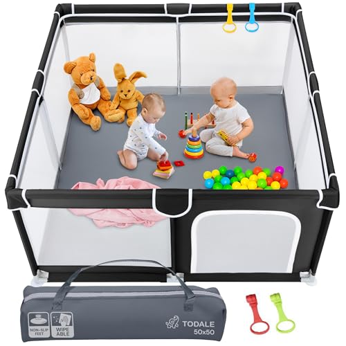 TODALE 50x50 Playpen (Black)