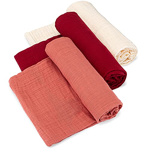 Parker Baby Co. Muslin Swaddles (3-pack)
