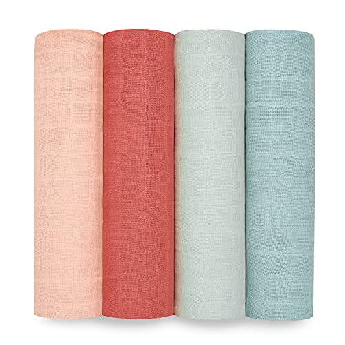 aden + anais Boutique Organic Swaddle 4-Pack