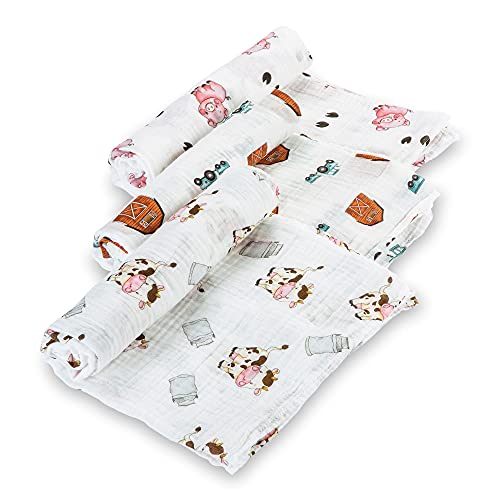 LollyBanks 100% Cotton Muslin (Farm)