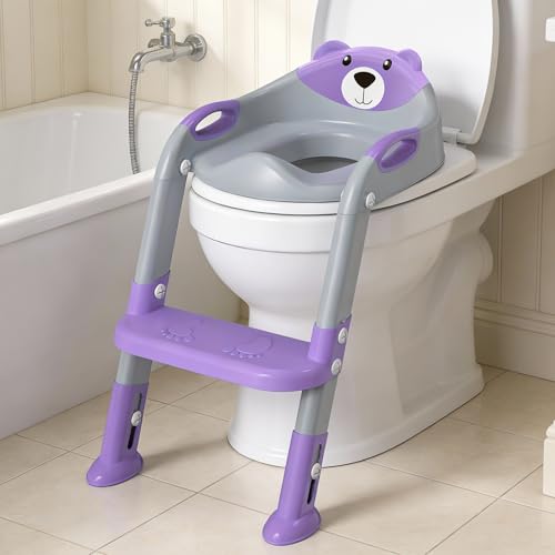 SKYROKU Potty Training Seat with Step Stool Ladder