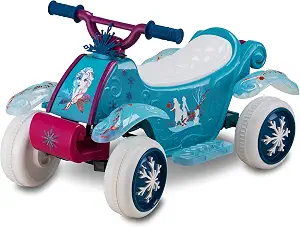 Kid Trax Toddler Disney Frozen 2 Electric Quad Ride On Toy, Kids 1.5-3 Years Old, 6 Volt Battery and Charger Included, Max Weight 45 lbs, Frozen 2 Blue