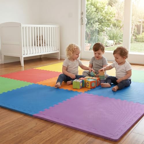 FlooringInc Rainbow & Natural Harmony Playmat