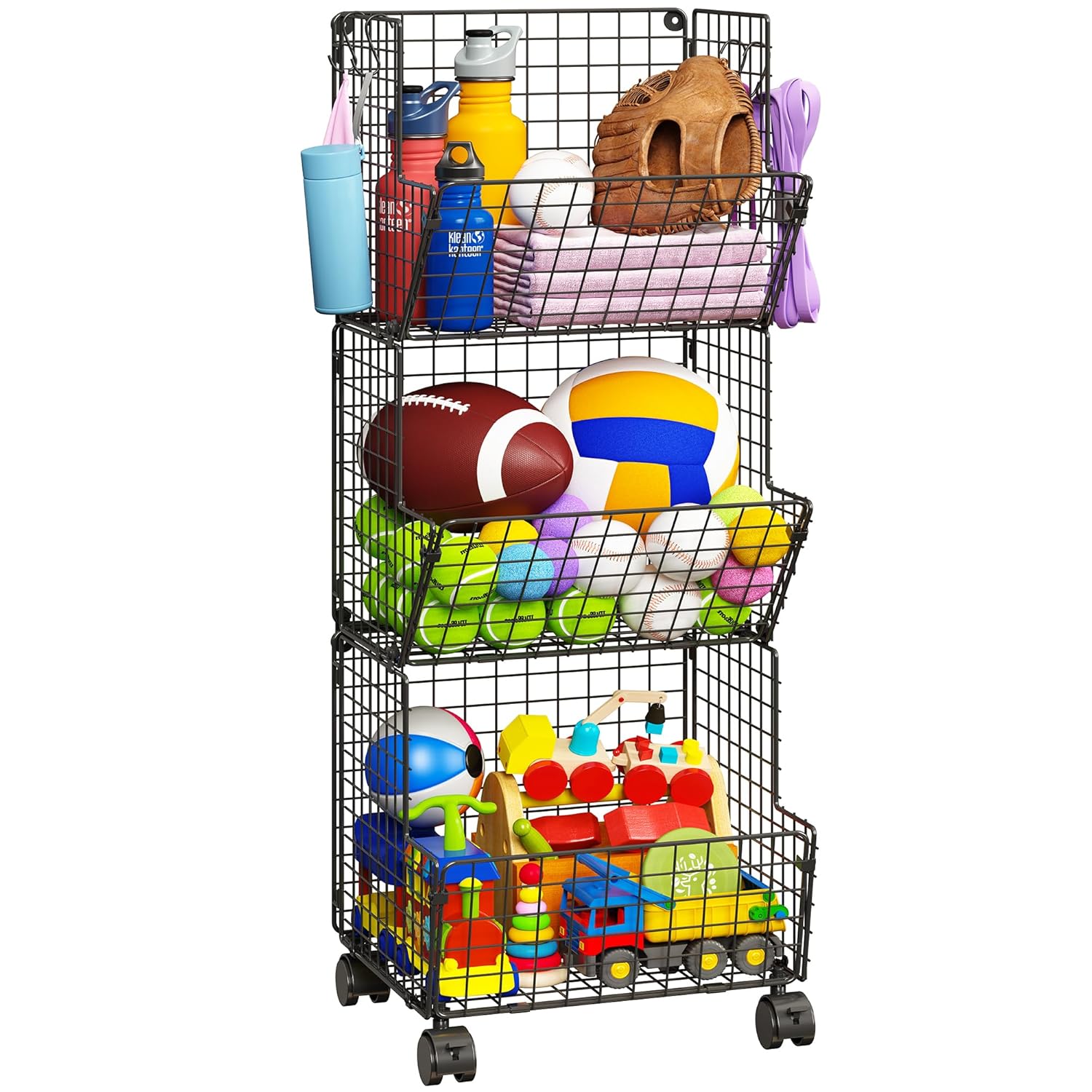 Sonyabecca 3-Tier Rolling Cart