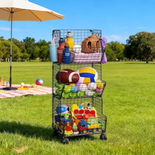 Sonyabecca 3-Tier Rolling Cart