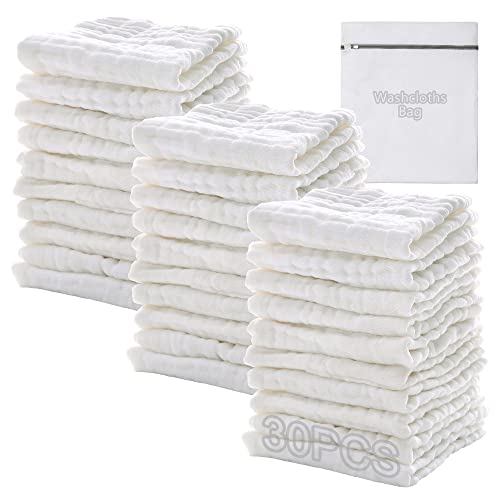Koo-dib Muslin Washcloths (30 pc)