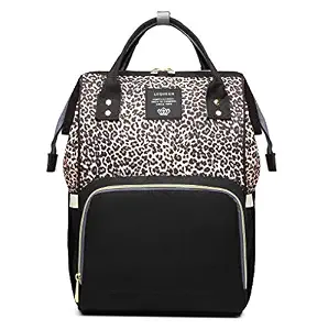 LAMOGRAFY Leopard Print Nappy Bag
