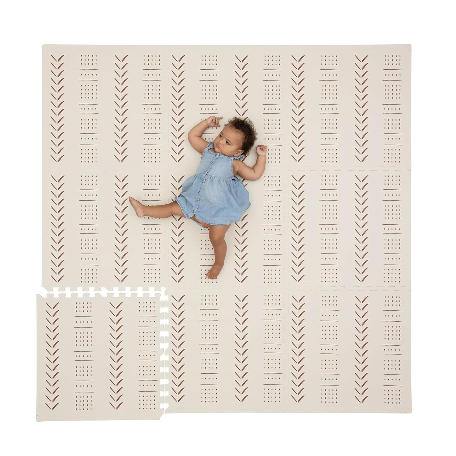 CHILDLIKE BEHAVIOR XXL Baby Play Mats, 72x72 Puzzle