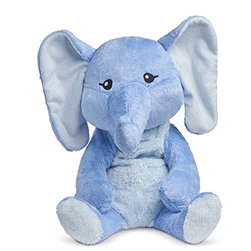 Emory The Elephant 20 Inch 4.5 lb Heavy Cute Sensory Weighted Comfort Plush | Large Unscented Washable Self Care Calming Stuffed Animal for Kids, Teens and Adults