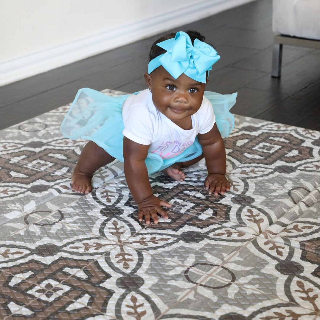 Toddleroo Superyard Folding Mosaic Play Mat