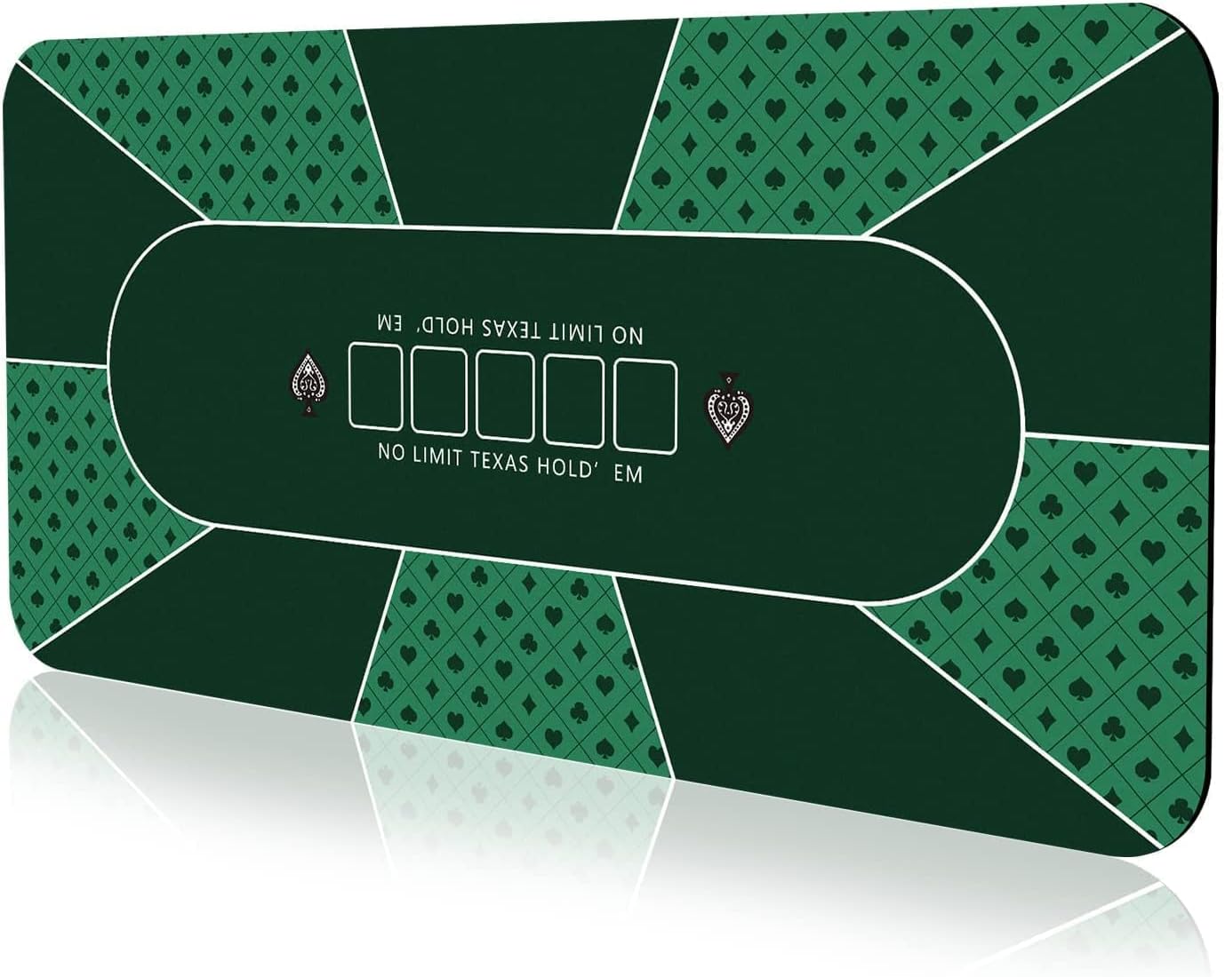 YUZPKRSI 70 x 35 Inch Poker Mat