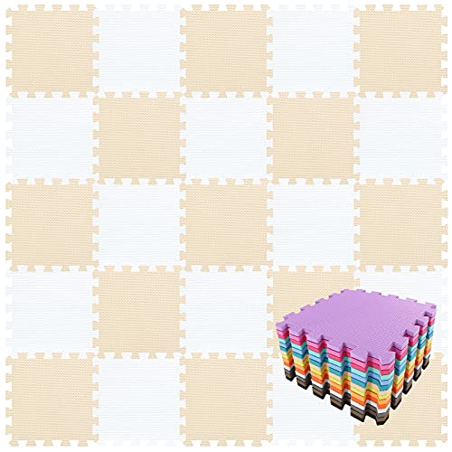 qqpp EVA 18 Tiles (White/Beige)