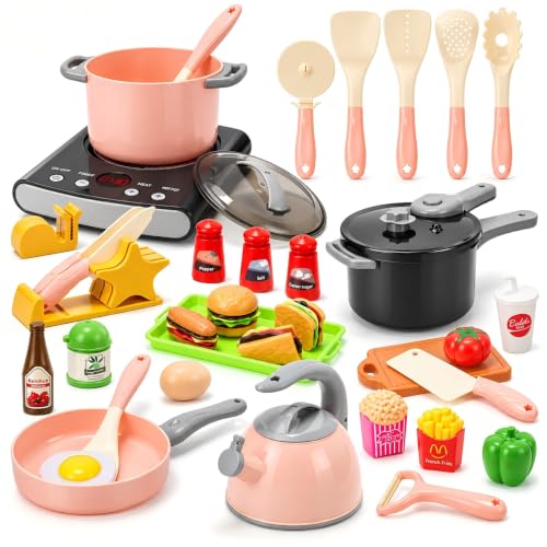 CUTE STONE Play Kitchen Accessories Set