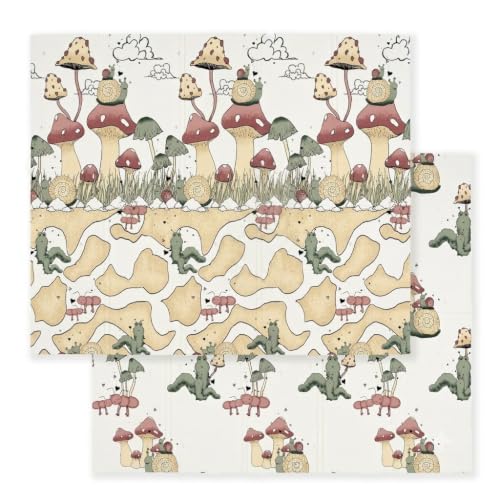 JumpOff Jo Baby Play Mat - Mushroom Garden