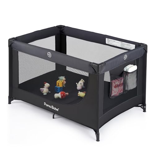 Pamo Babe Portable Crib (Black)