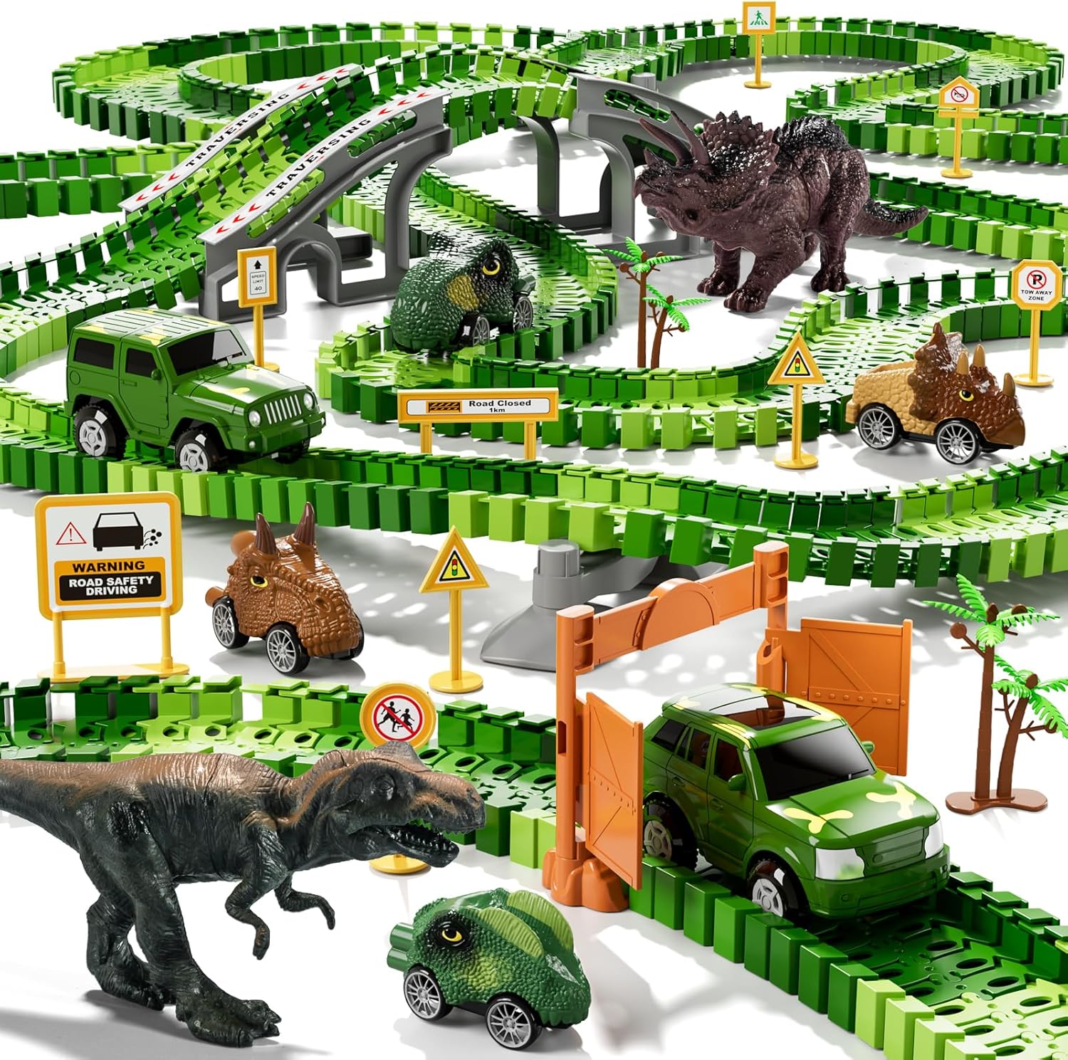 iHaHa Dinosaur Race Track 169 pcs