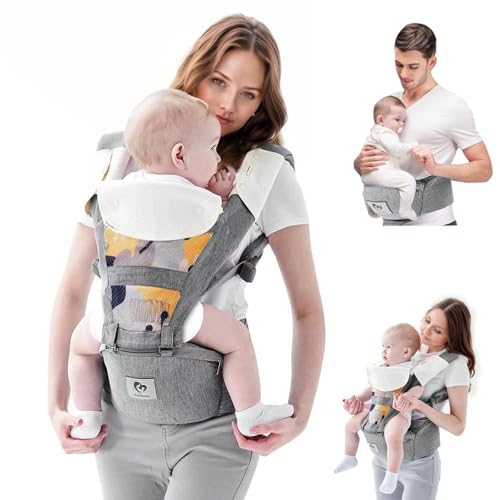 Bellababy 6-in-1 Hip Seat (Grey)
