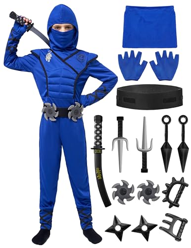 Spooktacular Creations Ninja Costume (Blue)
