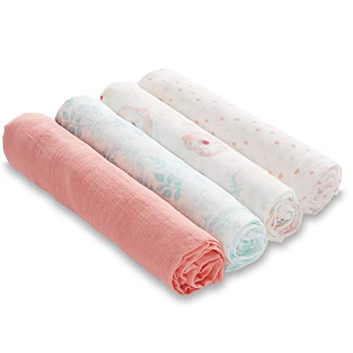 aden + anais Essentials Muslin Swaddle 4-Pack