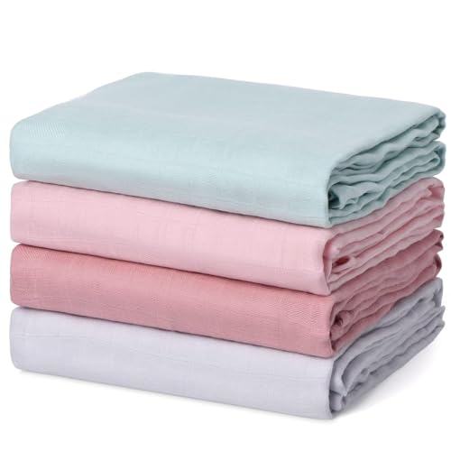 Momcozy Muslin Swaddle Blanket (4-Pack)
