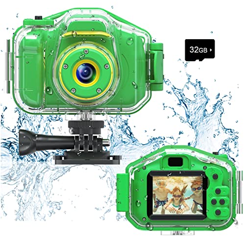 Agoigo Kids Waterproof Camera (Green)