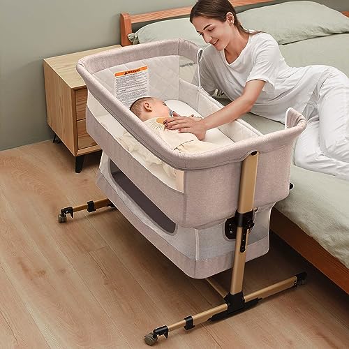 Soobaby Adjustable Bedside Crib