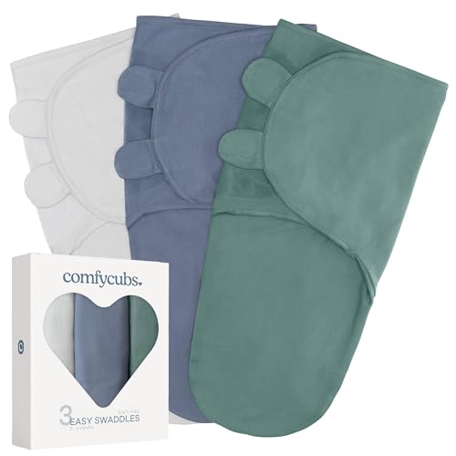Comfy Cubs Easy Swaddle Blanket (3 Pack)