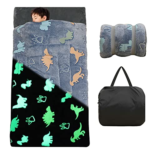 VIVILINEN Glow Dinosaur Sleeping Bag