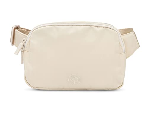 Parker Baby Diaper Belt Bag - Portable Fanny Pack Diaper Bag, Crossbody Bag for Moms - "Birch Belt Bag" - Cream