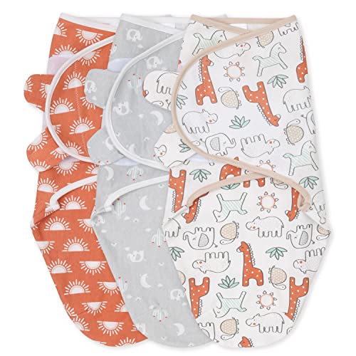 The Peanutshell Baby Swaddle Blankets Set of 3
