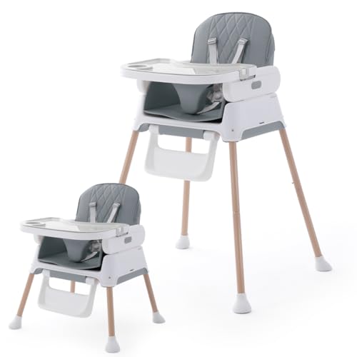 Soobaby 3-in-1 High Chair (Gray)
