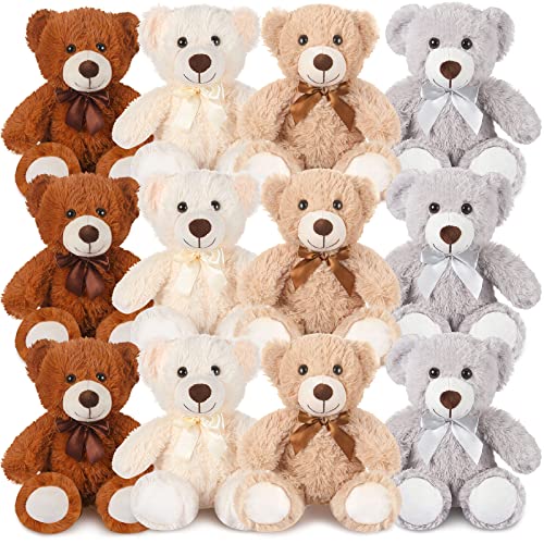 Zhanmai 12 Pcs 14 Inch Bear (4 colors)