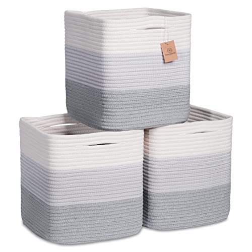 NaturalCozy 11" Cotton Rope Cubes