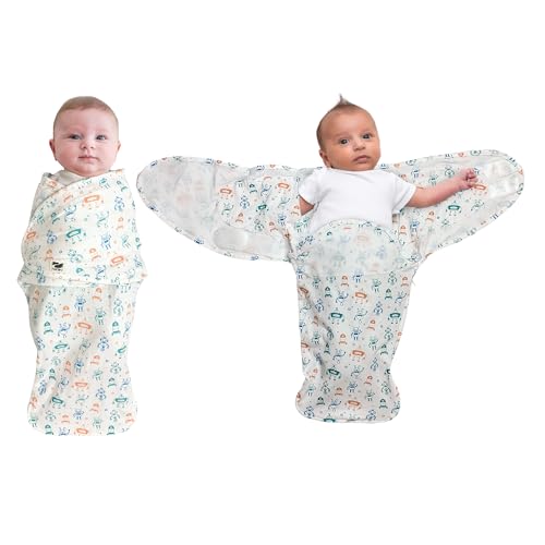 Norani Snugababe Swaddle Pod (Robots)