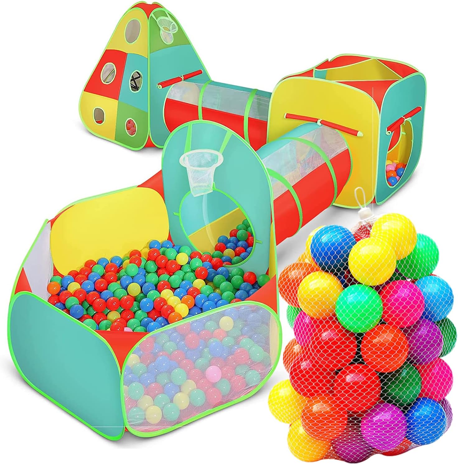Kiddzery 5pc Play Tent Set