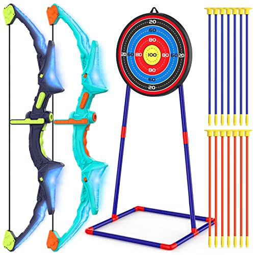 2 Pack Bow and Arrow Set (LED)