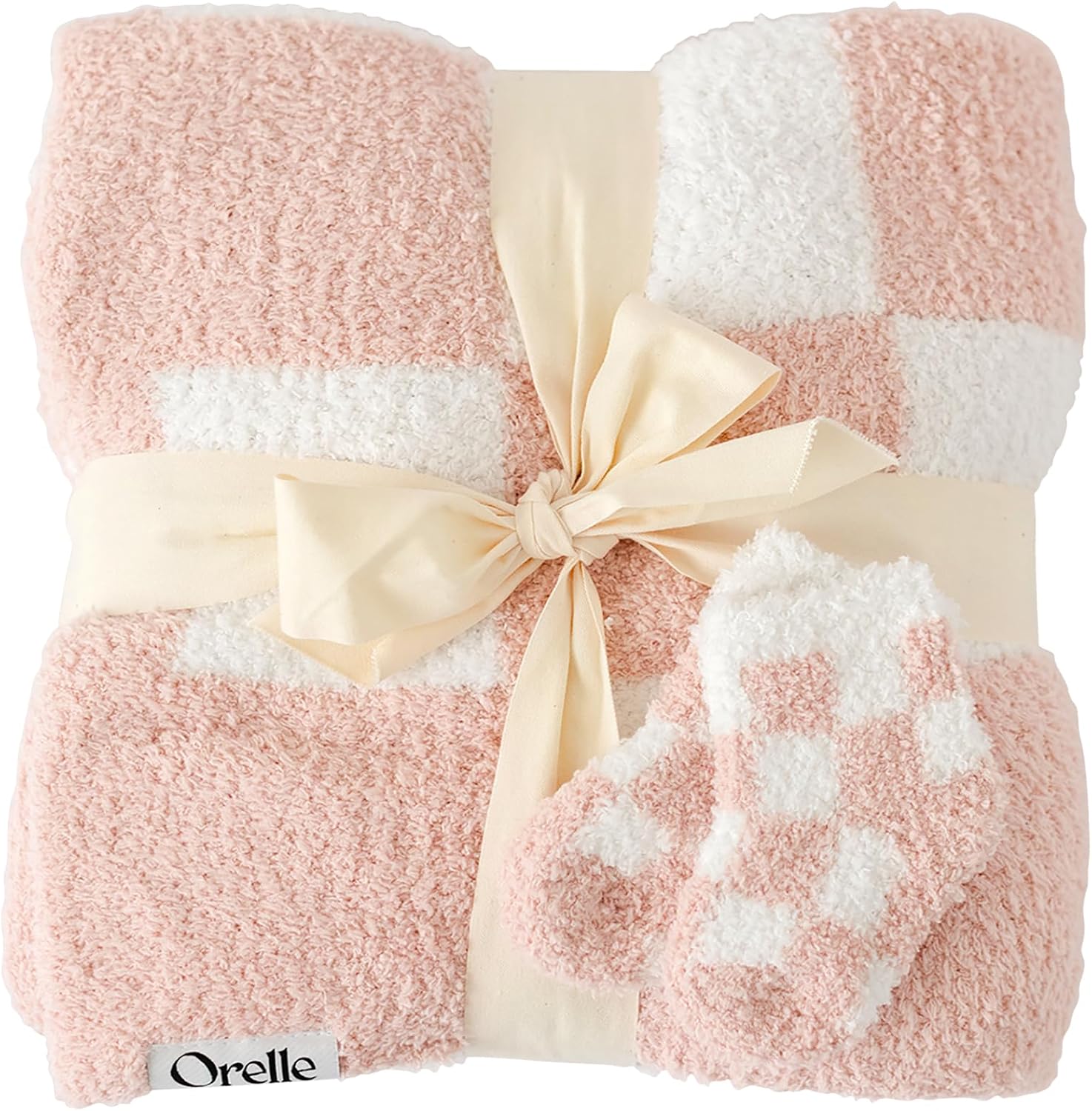 Orelle Checkered Blanket (Pink)