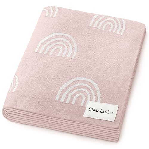 Bleu La La 100% Cotton Swaddle (Rainbow - Pink)