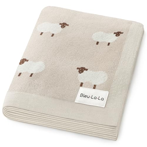 Bleu La La Cotton Blanket