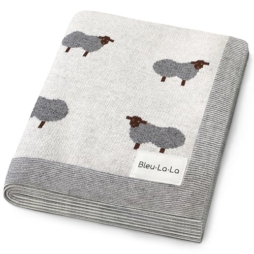 Bleu La La Luxury Cotton Knit Swaddle