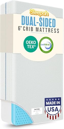 Sleepah 6" Crib & Toddler Mattress